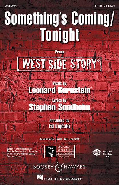 Leonard Bernstein: Something's Coming/Tonight: SATB: Vocal Score