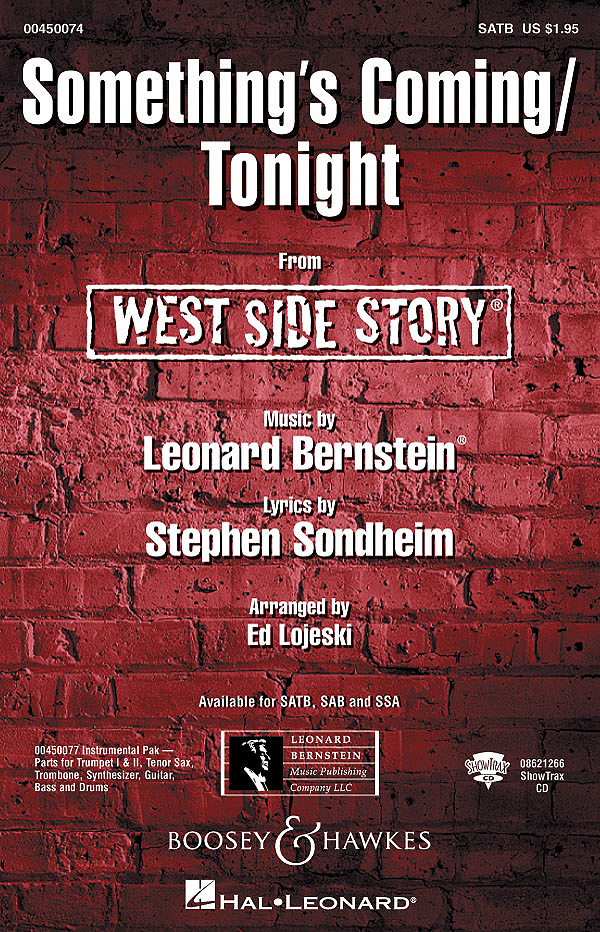 Leonard Bernstein: Something's Coming/Tonight: SAB: Vocal Score
