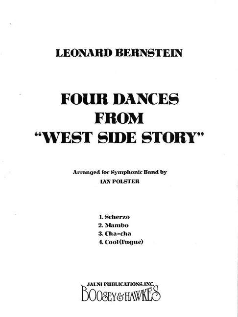 Leonard Bernstein: Four Dances - wind band Score: Concert Band: Score