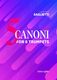 Corrado Maria Saglietti: 5 Canoni a 6: Trumpet Ensemble: Score and Parts