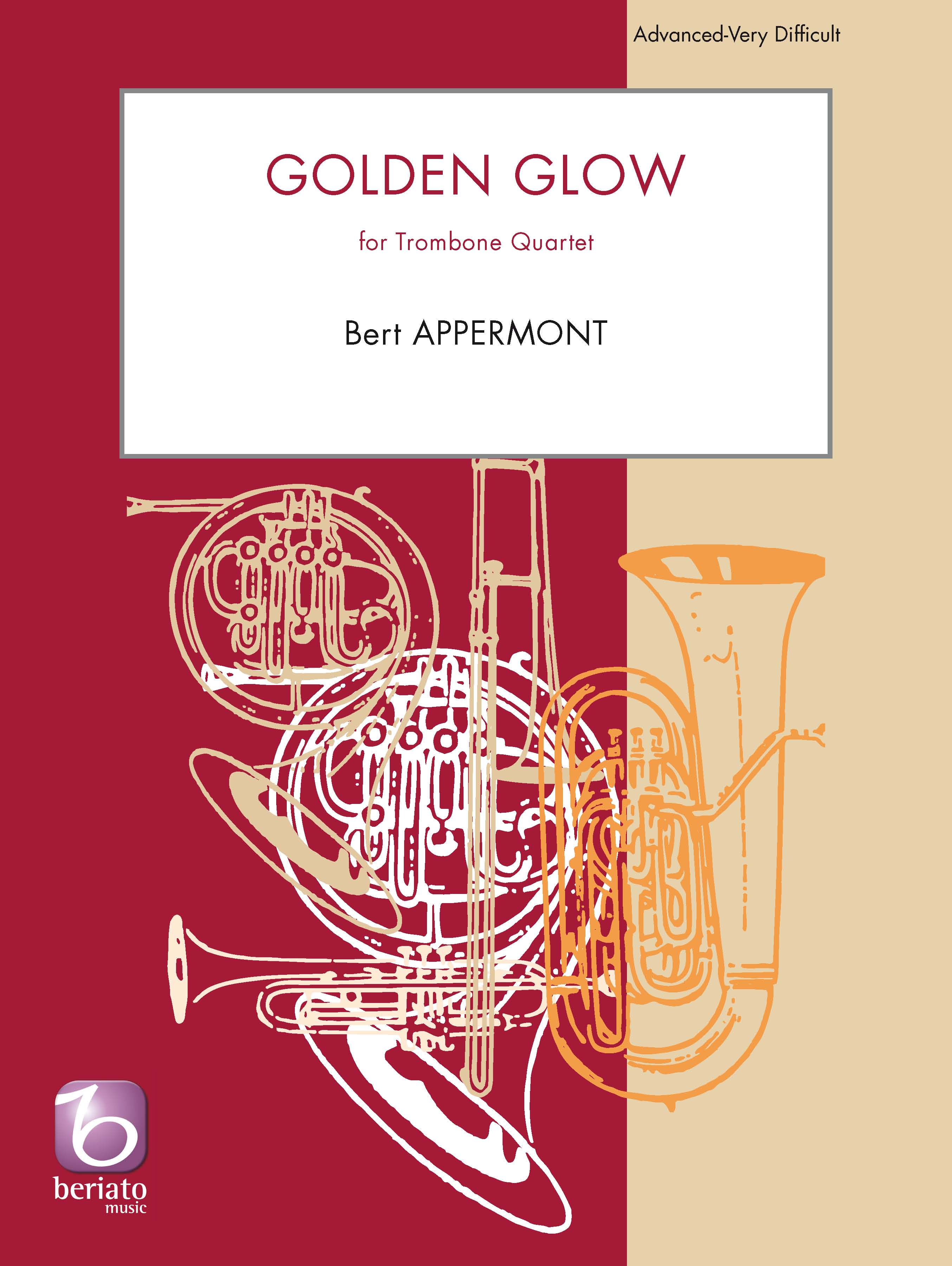 inSpire Editions: Golden Glow: Trombone Ensemble: Score & Parts