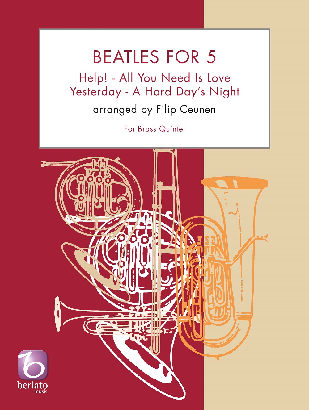 The Beatles: Beatles for 5: Brass Ensemble: Score & Parts
