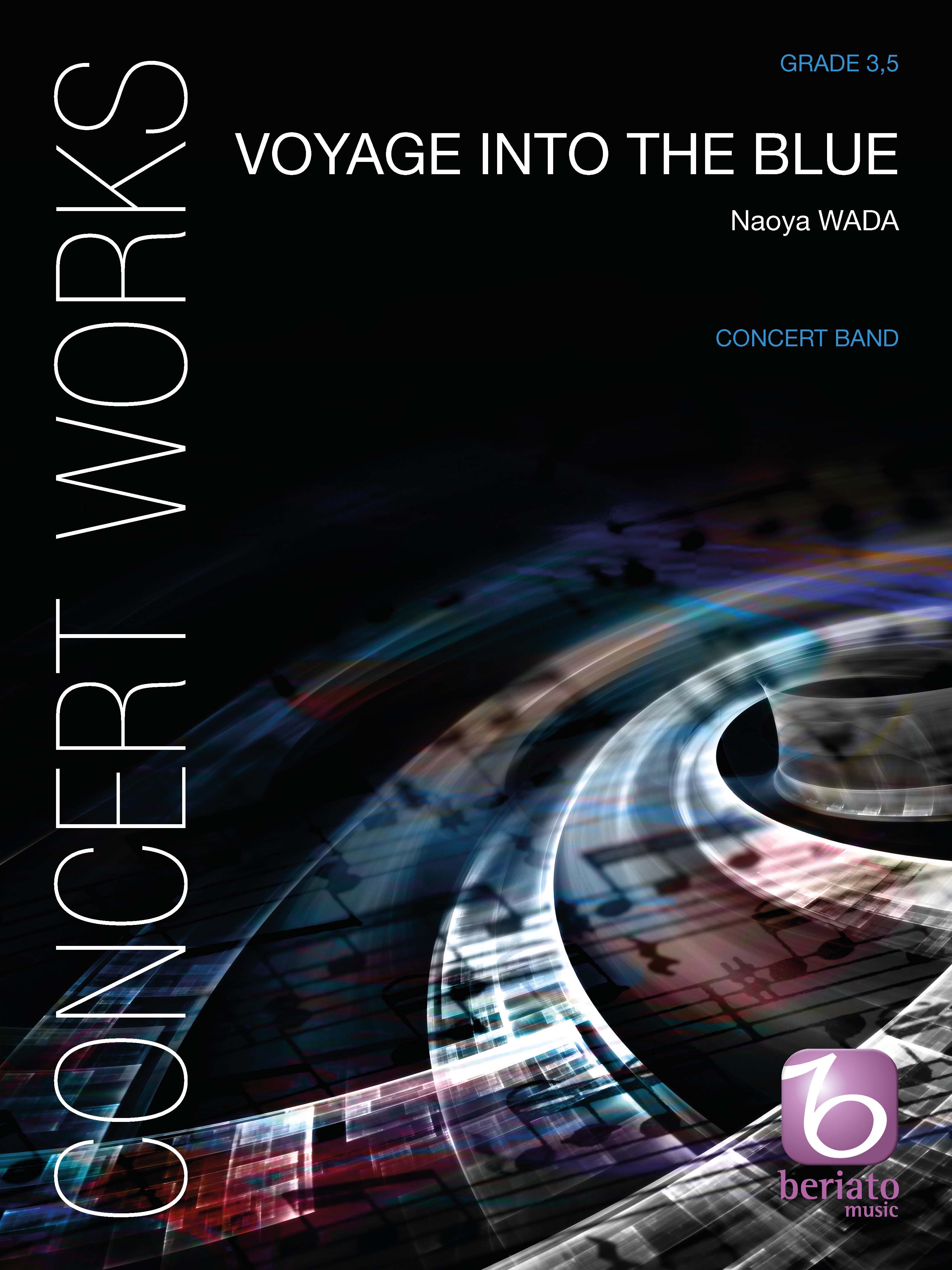 Naoya Wada: Voyage into the Blue: Concert Band: Score