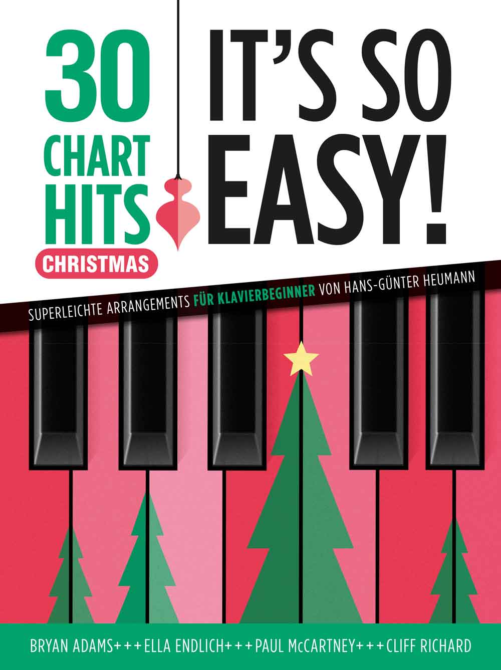 30 Charthits - It's So Easy! Christmas: Easy Piano: Instrumental Album