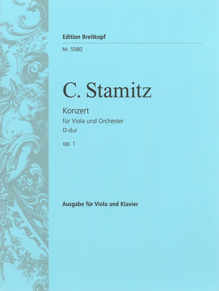 Anton Stamitz: Concert D Op.1: Viola: Piano Reduction
