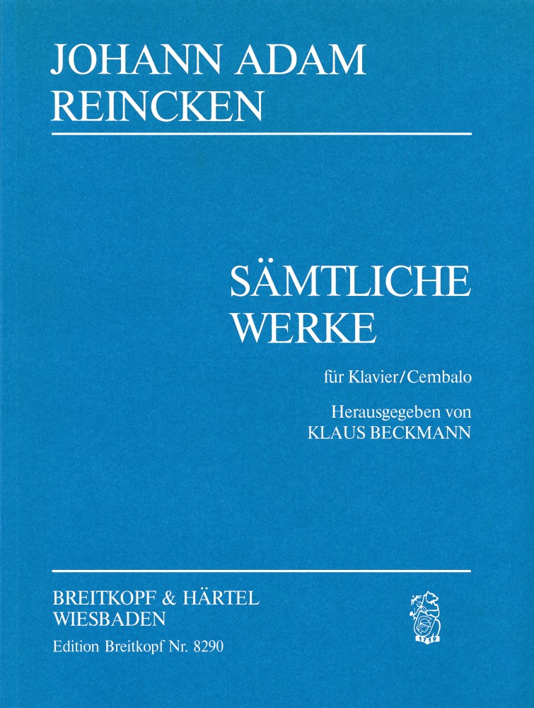 Johann Adam Reincken: Werke ( Samtliche ): Piano: Instrumental Work