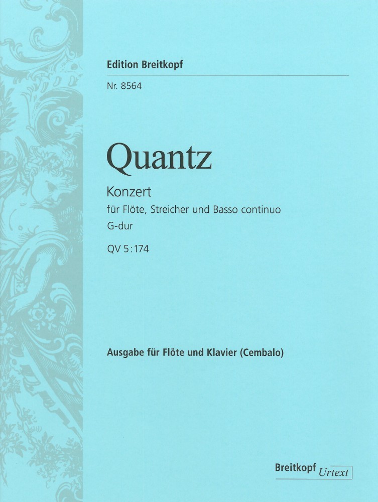 Johann Joachim Quantz: Fltenkonzert G-dur QV 5:174 / Flute Concerto: Flute: