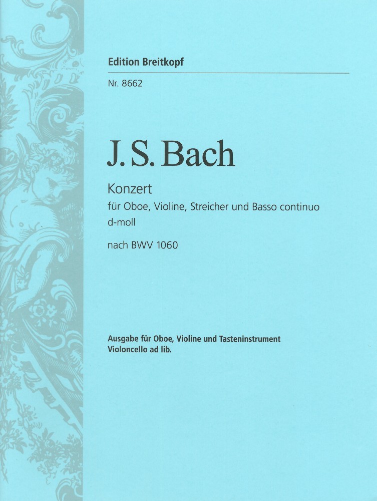 Johann Sebastian Bach: Double Concerto In D Minor: Ensemble: Piano Reduction