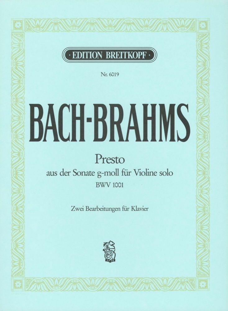 Presto nach Bach 1.u.2.Bearb.
