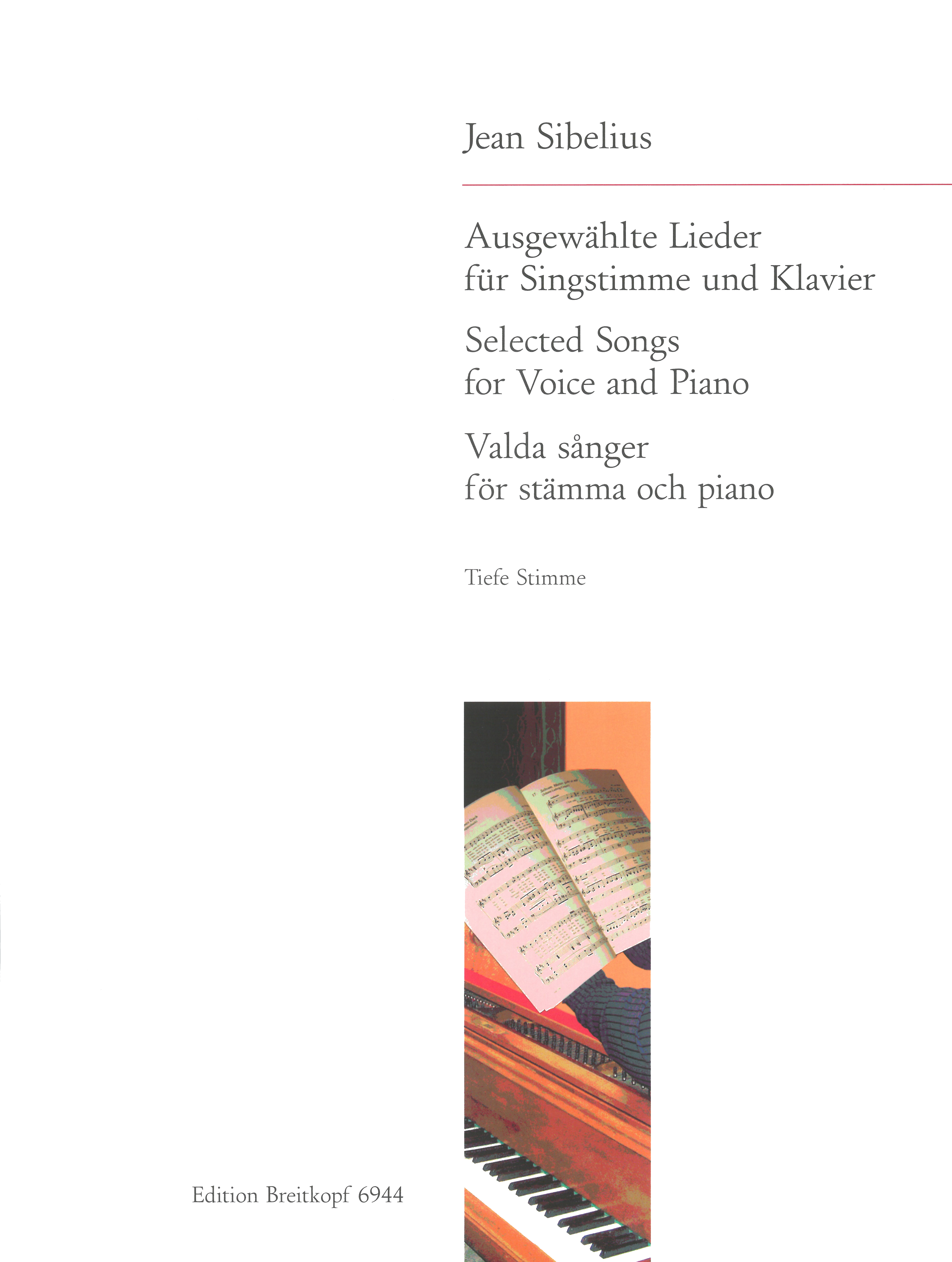 Jean Sibelius: 15 Selected Songs: Tenor: Vocal Album