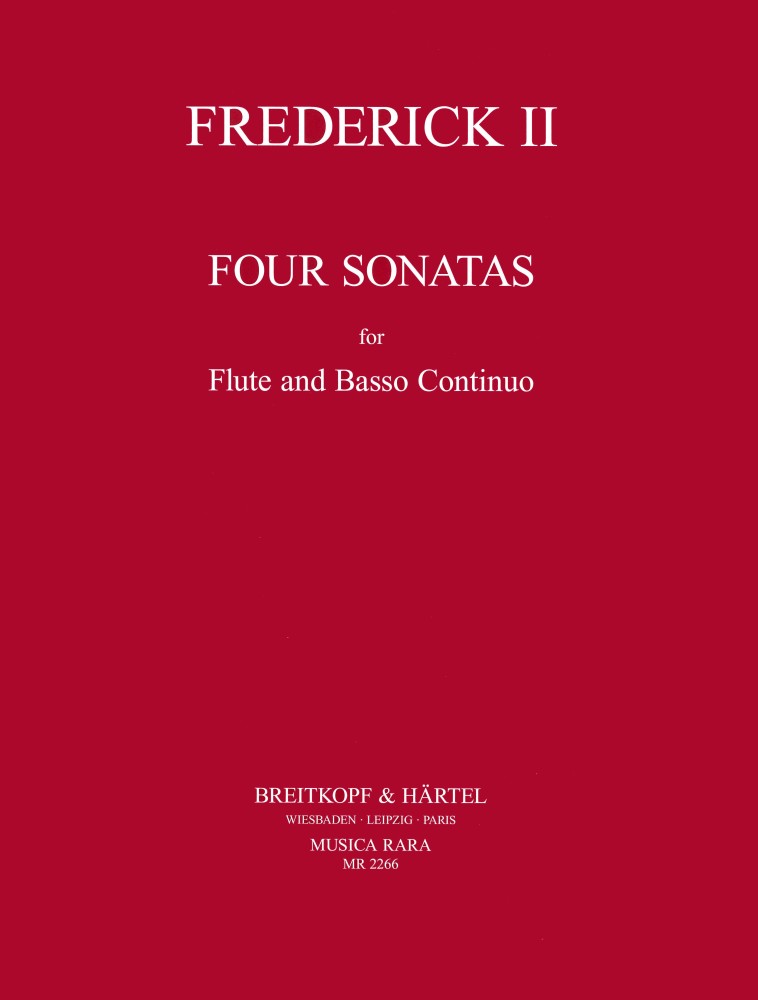 Friedrich Der  Gro�e: 4 Sonaten: Flute: Instrumental Work