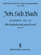 Johann Sebastian Bach: Kantate 37 Wer da glubet und: Score