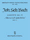 Johann Sebastian Bach: Kantate 72 Alles nur nach: Score