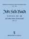 Johann Sebastian Bach: Kantate BWV 188 Ich habe meine Zuversicht: Score