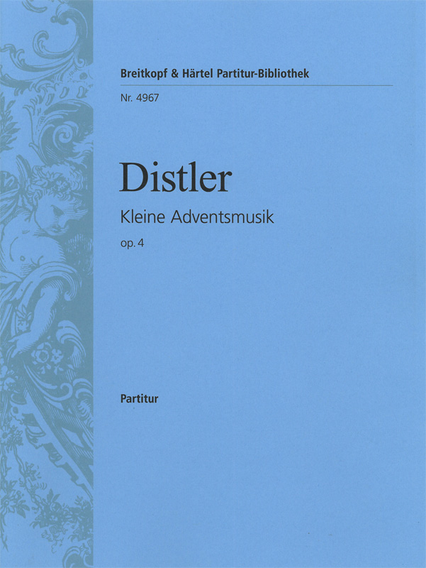 Hugo Distler: Kleine Adventsmusik op. 4: Score