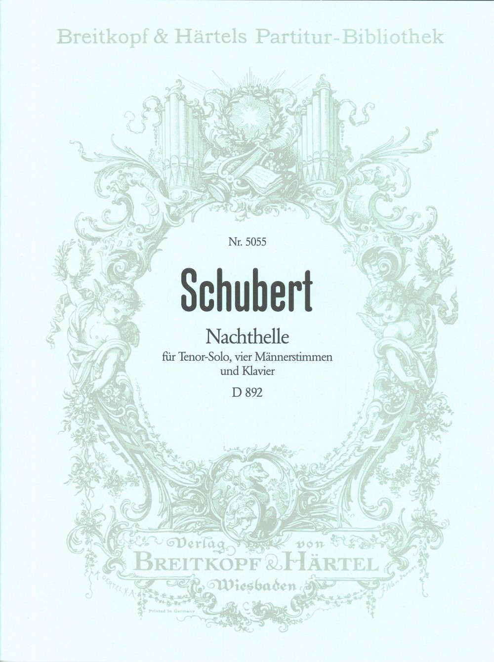 Franz Schubert: Nachthelle D 892: Score