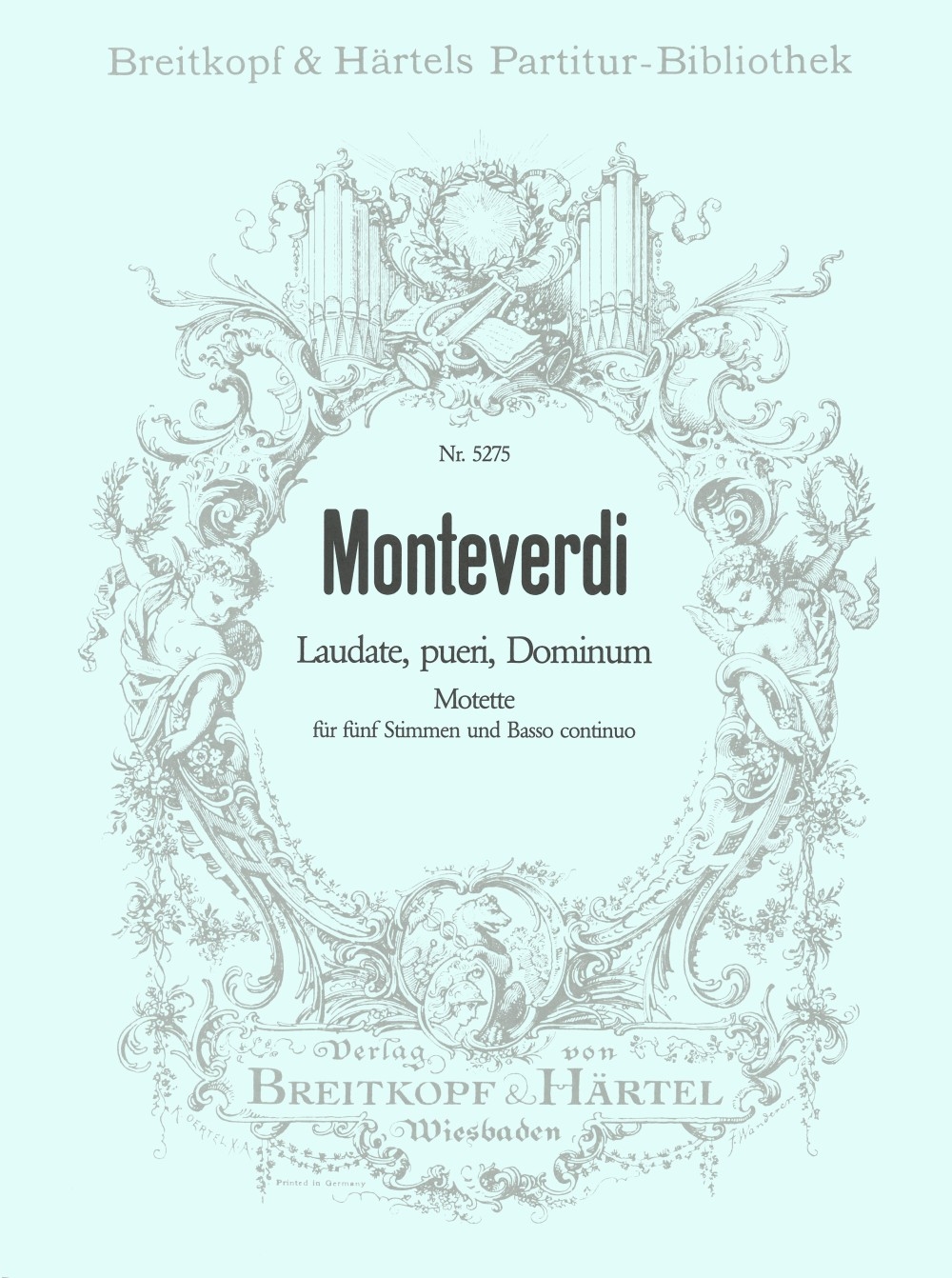 Claudio Monteverdi: Laudate Pueri (PA): Score
