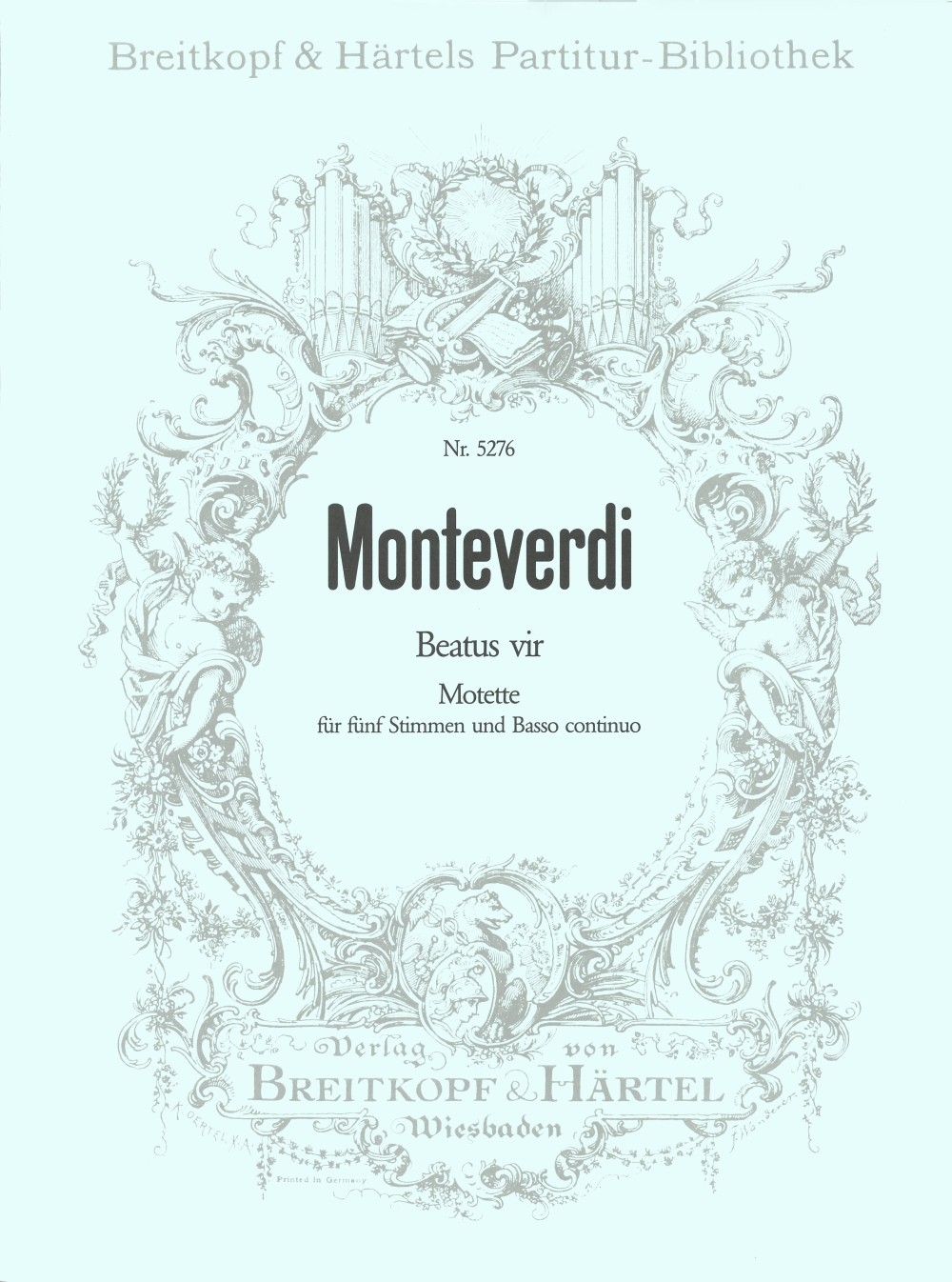 Claudio Monteverdi: Beatus Vir: Score