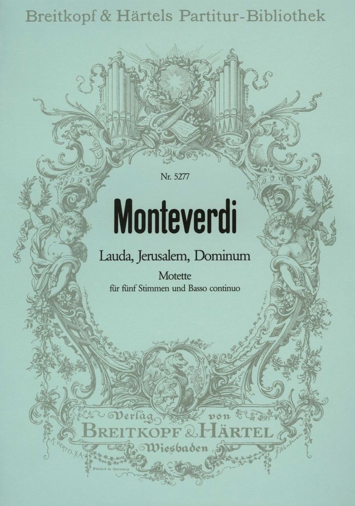 Claudio Monteverdi: Lauda  Jerusalem  Dominum: Score
