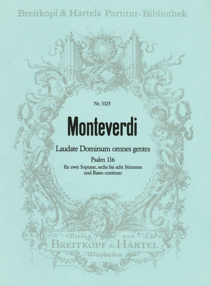 Claudio Monteverdi: Laudate Dominum: Score