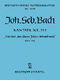 Johann Sebastian Bach: Ein Herz das seinem Jesum lebend wei(PA): Score