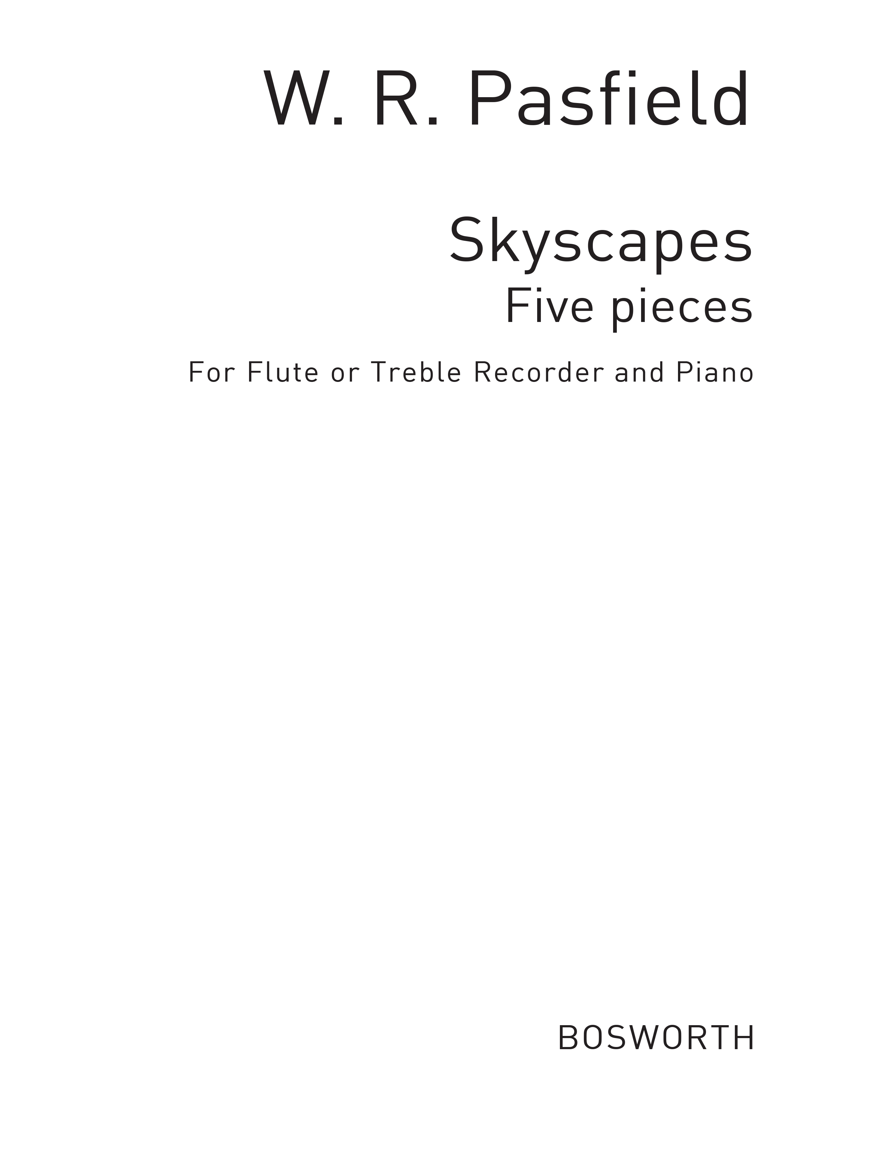 William Pasfield: Skyscapes: Flute: Instrumental Work