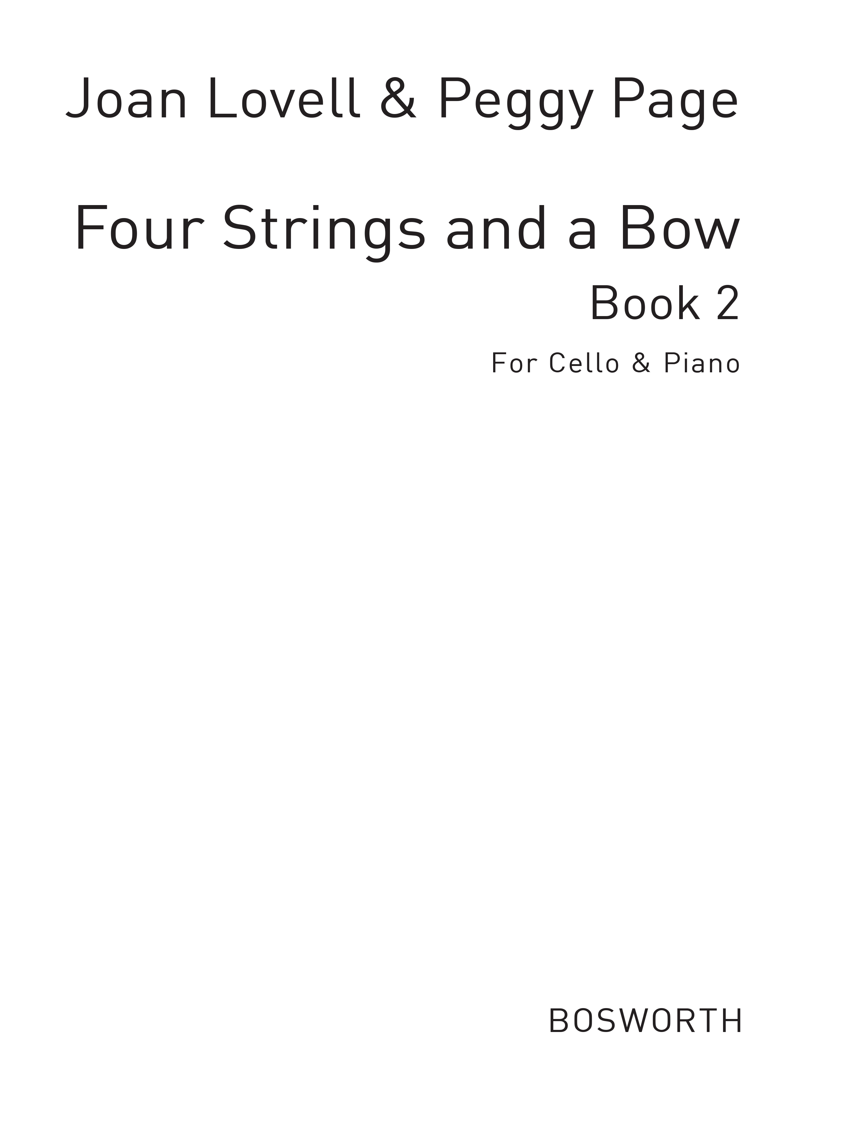 Lovell-Page: Four Strings & A Bow 2: Cello: Instrumental Tutor