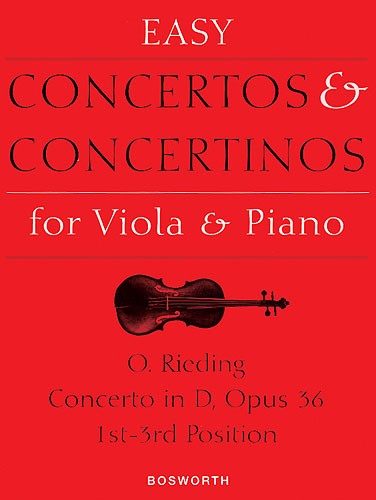 Oscar Rieding: Concerto in D Op. 36: Viola: Instrumental Work