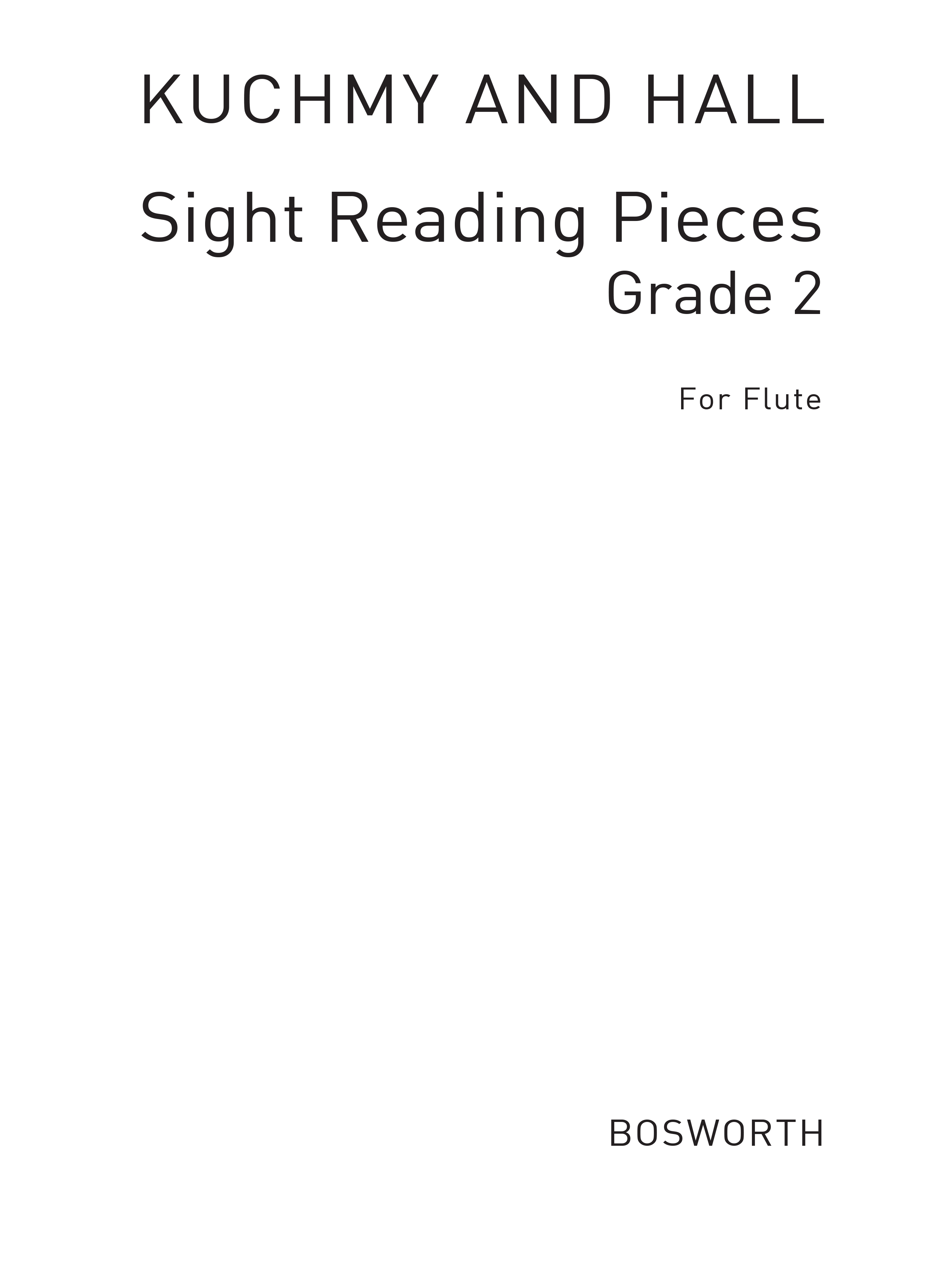 Sight Reading Pieces For Flute Grade 2: Flute: Study