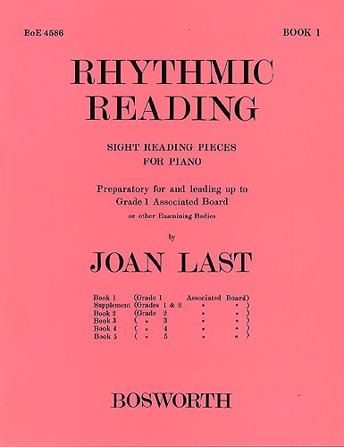 Joan Last: Rhythmic Reading (Sight Reading Pieces): Piano: Instrumental Tutor