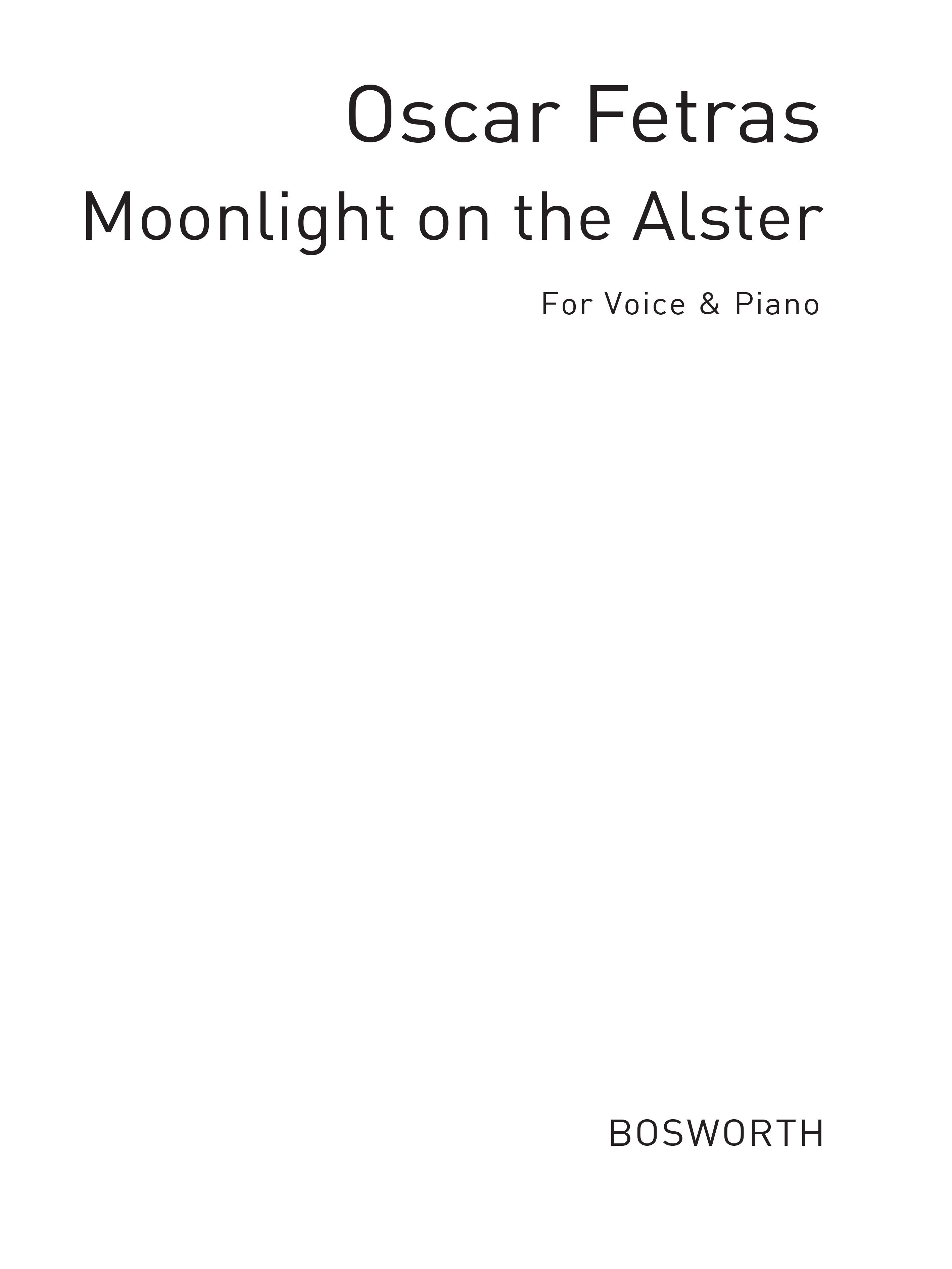 Oscar Fetras: Oscar Fetras: Moonlight On The Alster (Easy Piano): Piano: