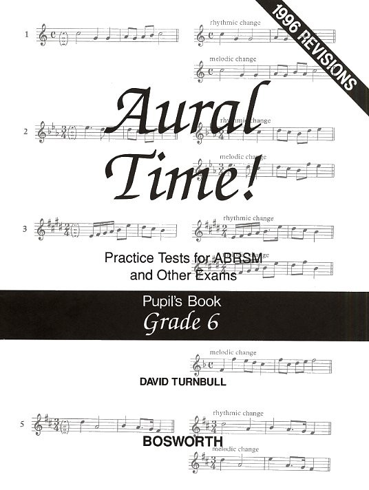 David Turnbull: Aural Time! Practice Tests Grade 6 (Pupil's Book): Voice: Aural