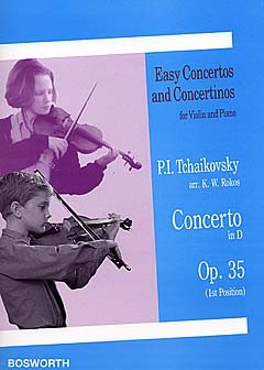 Pyotr Ilyich Tchaikovsky: Concerto Op.35 (1st Pos.) (arr.Rokos): Violin: