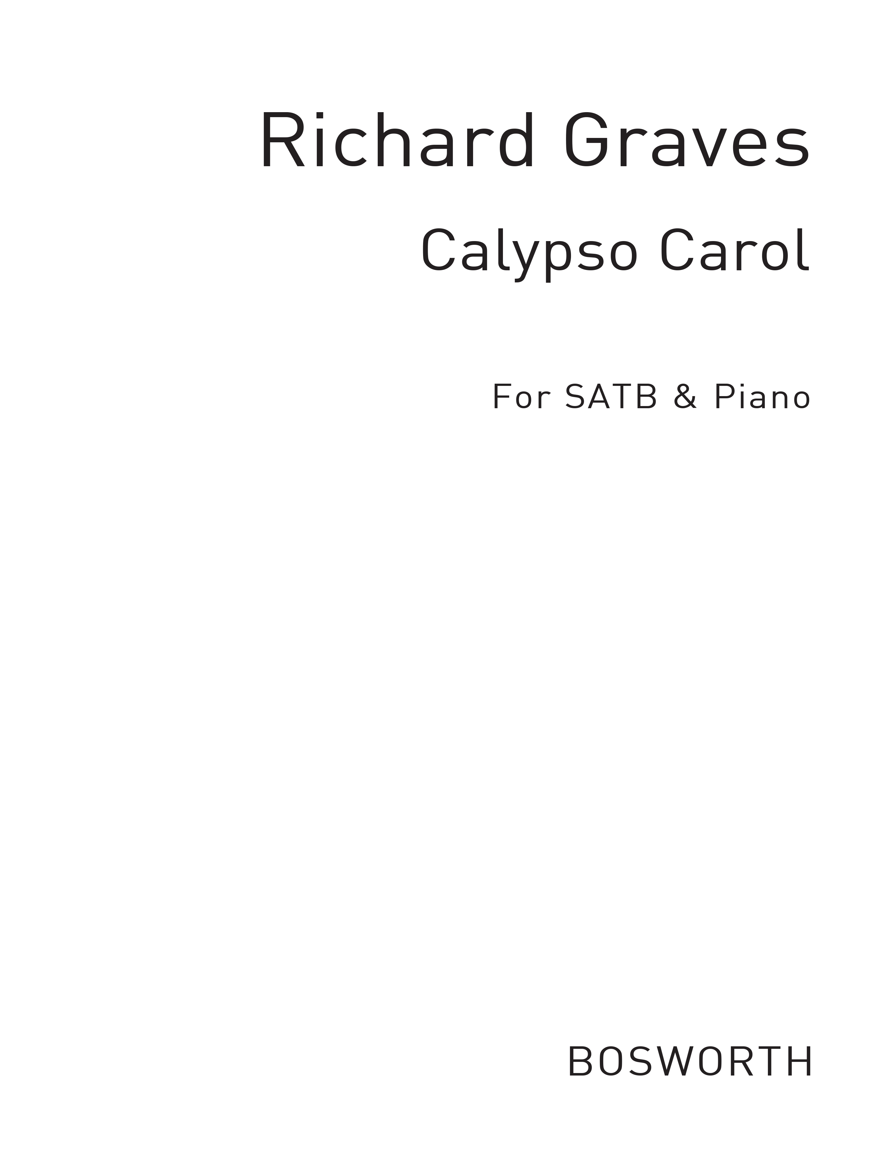 Calypso Carol: SATB: Vocal Score