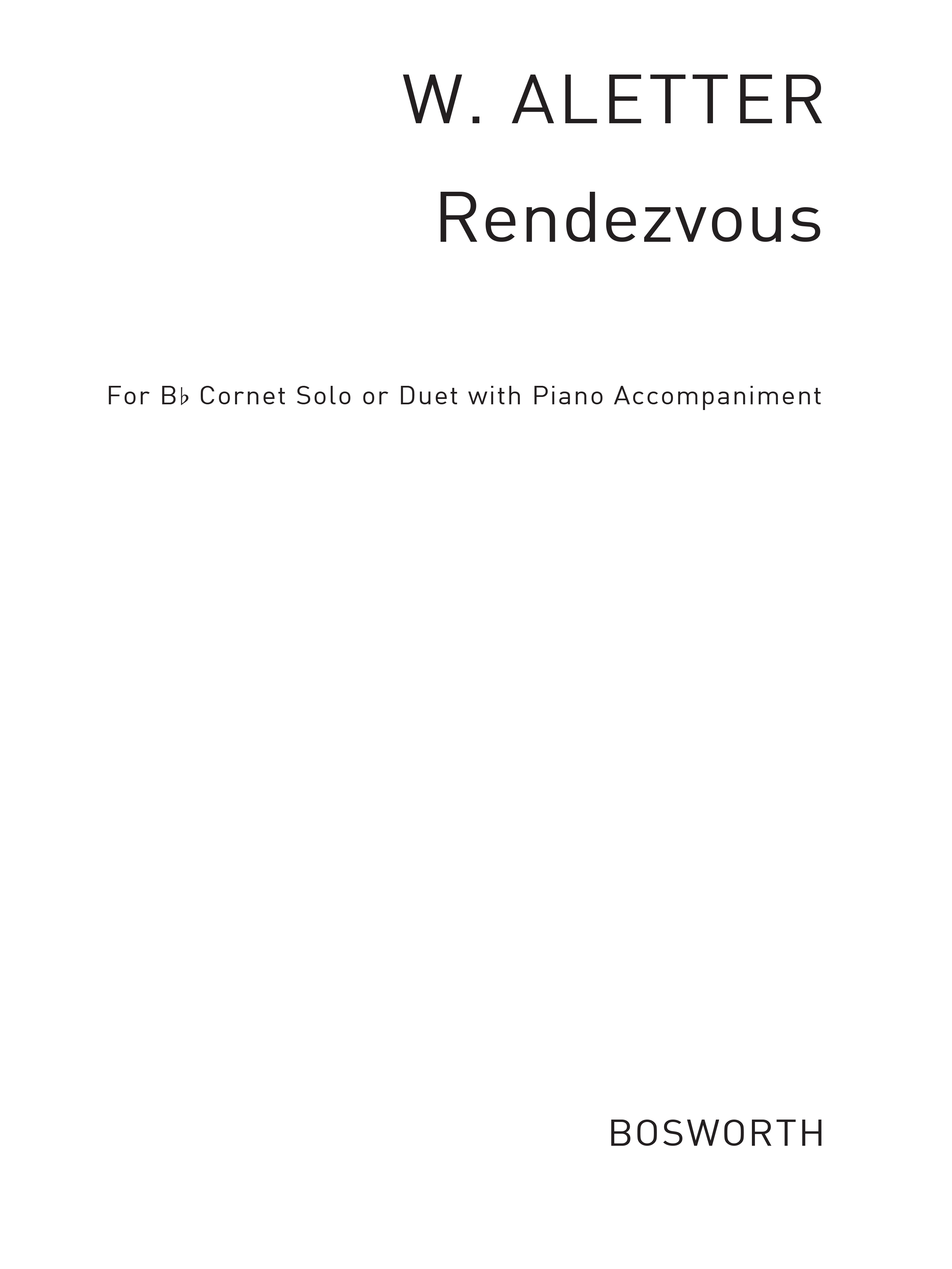 Rendezvous for Trumpet and Piano: Trumpet: Instrumental Work