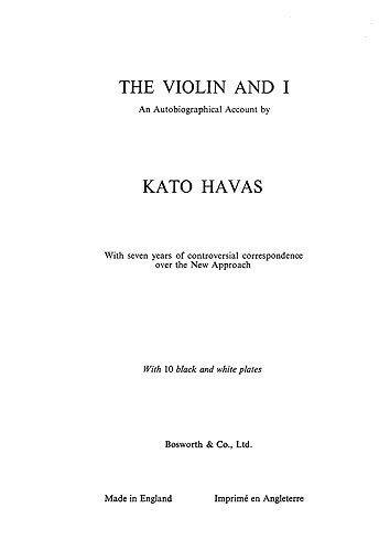 Kato Havas: Kato Havas: The Violin And I: Violin: Instrumental Tutor
