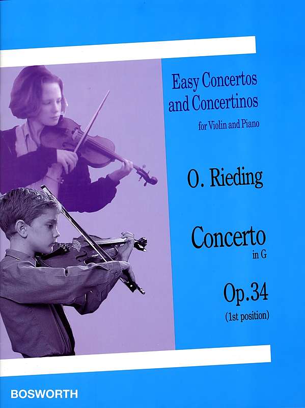 Oscar Rieding: Concerto in G Op. 34: Violin: Instrumental Work