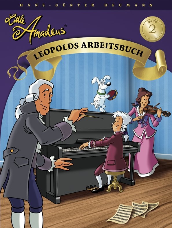 Hans-Gnter Heumann: Little Amadeus - Leopolds Arbeitsbuch Band 2: Piano: