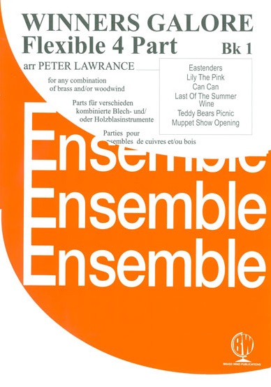 Peter Lawrance: Winners Galore Flexible 4 Part Bk 1: Wind Ensemble: Score and