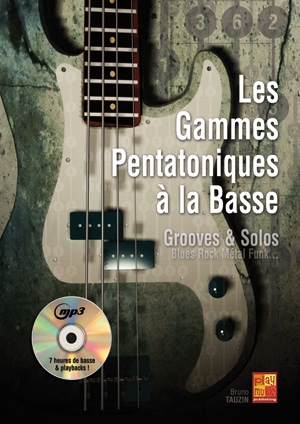 Bruno Tauzin: Les Gammes Pentatoniques A La Basse: Bass Guitar: Instrumental