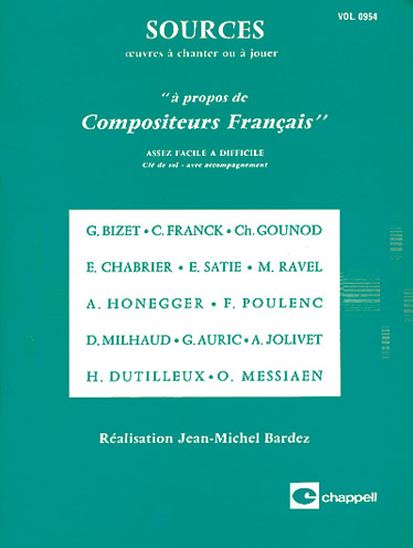 Jean-Michel BARDEZ: Sources Volume 0954 A Propos de Compositeurs: Instrumental