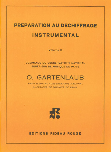 Odette Gartenlaub: Pr�paration au d�chiffrage instrumental - Vol D: Theory