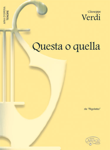 Giuseppe Verdi: Questa o quella  da Rigoletto: Tenor: Single Sheet