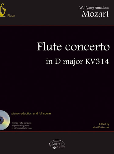 Wolfgang Amadeus Mozart: Flute Concerto in D Major KV 314: Flute: Instrumental