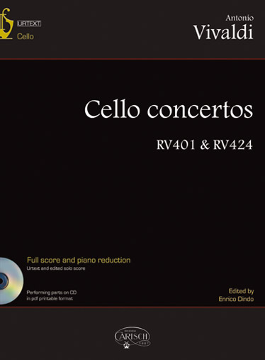 Antonio Vivaldi: Cello Concertos RV 401 & RV 424  Volume 1: Cello: Instrumental