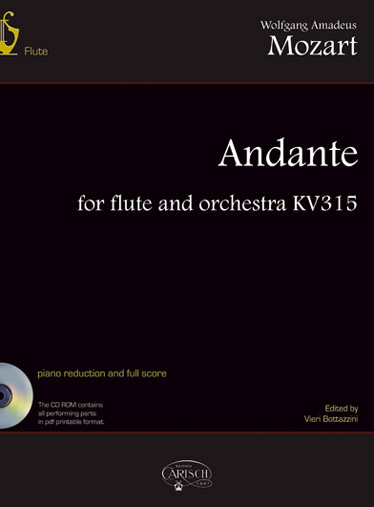 Wolfgang Amadeus Mozart: Andante for Flute and Orchestra KV 315: Flute:
