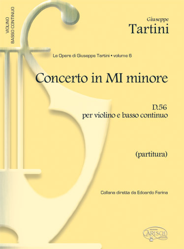 Giuseppe Tartini: Concerto in Mi Minore D 56 per Violino e BC: Violin: