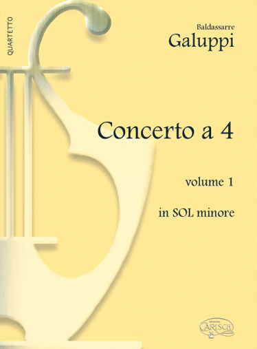 Baldassare Galuppi: Concerto a 4 - Volume 1  in Sol Minore: Piano: Instrumental