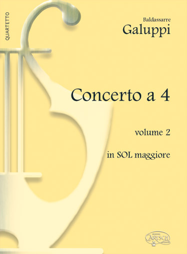 Baldassare Galuppi: Concerto a 4 - Volume 2  in Sol Maggiore: Piano: