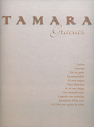Gracias Tamara: Gracias: Piano  Vocal  Guitar: Artist Songbook